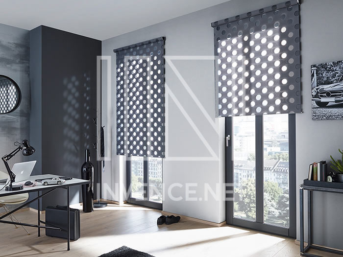 designové den a noc rolety šedé