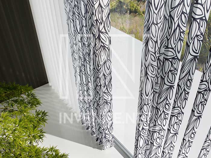 Fabric vertical blinds vertical